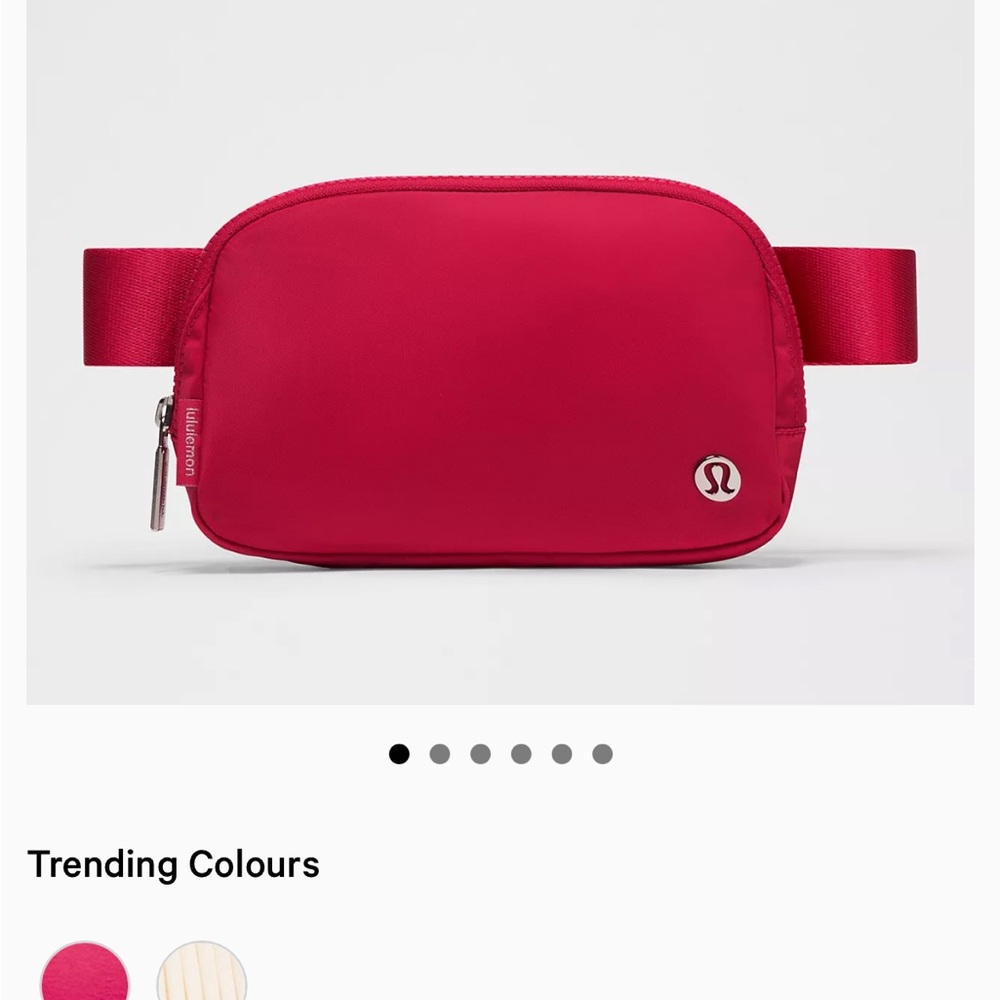 lululemon athletica Red Belt Bag